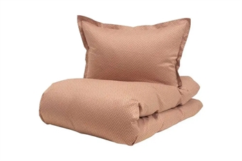 Billede af Sengetøj 200x220 cm - Forma rust - Dobbeltdyne betræk - 100% Bomuldssatin - Turiform sengetøj